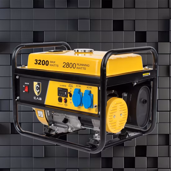 Tomac Open Frame Gasoline Inverter Generator 3200W