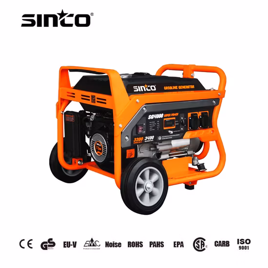 Camping Use Smart Digital 3500W Portable Petrol Inverter Generator 210cc 15L Portable Power Gasoline Generator