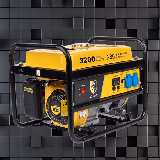 Tomac Open Frame Gasoline Inverter Generator 3200W