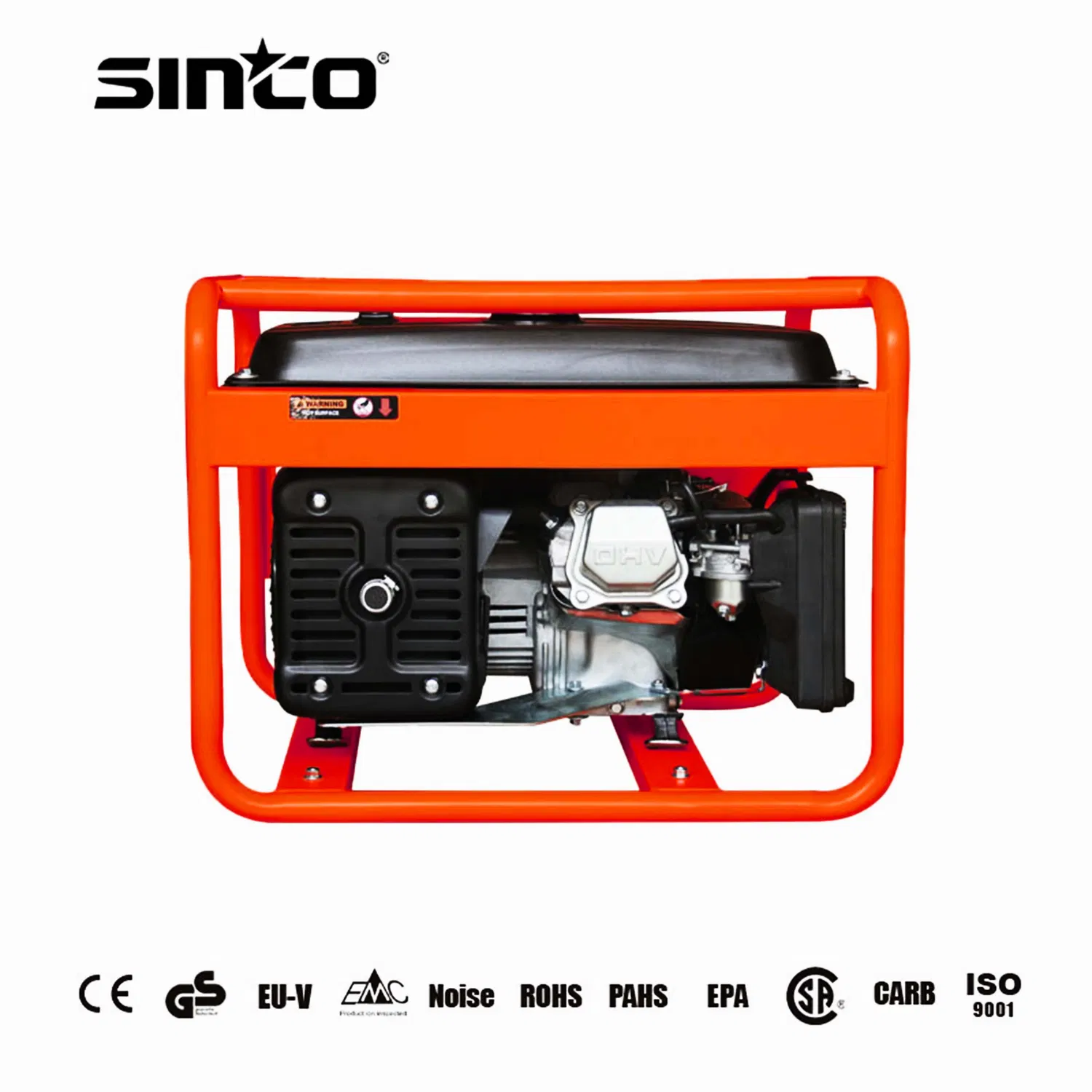 電力値 2kw 2kVA 2.5kw 2.5kVA 3kw 3kVA 5kw 5kVA 6kw 6kVA 7kw 7kVA 7.5kVA 8kw 8kVA 小電力ポータブル電気ガソリン発電機